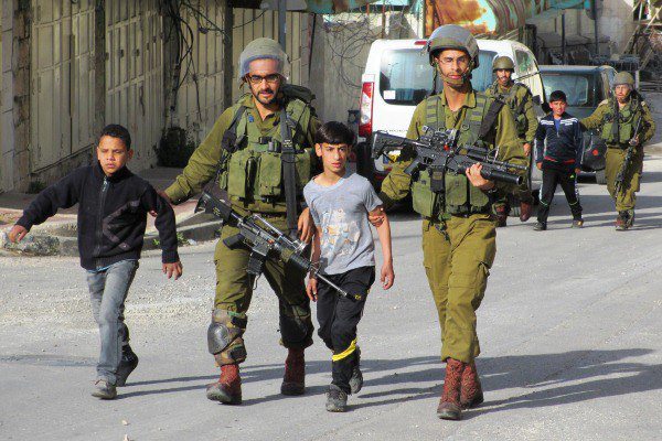 Palestinian children being arrested Mar 28 2013