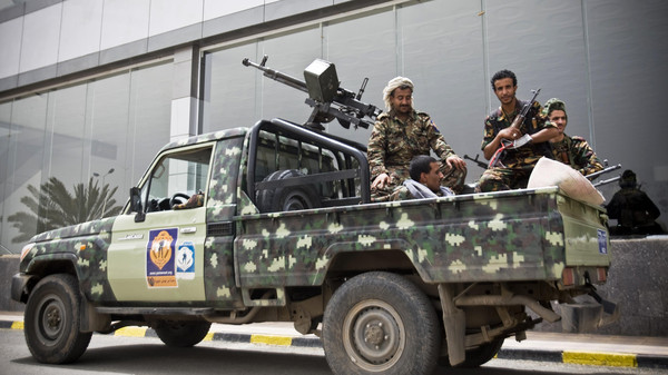 Milizie fedeli a Saleh (Foto AP)