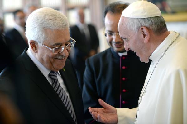 Pope: private audience to Abu Mazen