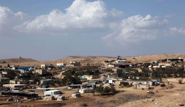Il villaggio di Umm al-Hiran (foto Haaretz - Eliyahu Hershkovitz)