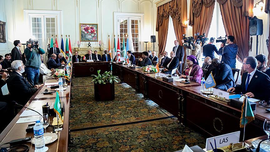Cairo, 21 gennaio 2017, decimo meeting dei Paesi confinanti con la Libia (Ibrahim Ramadan - Anadolu Agency)