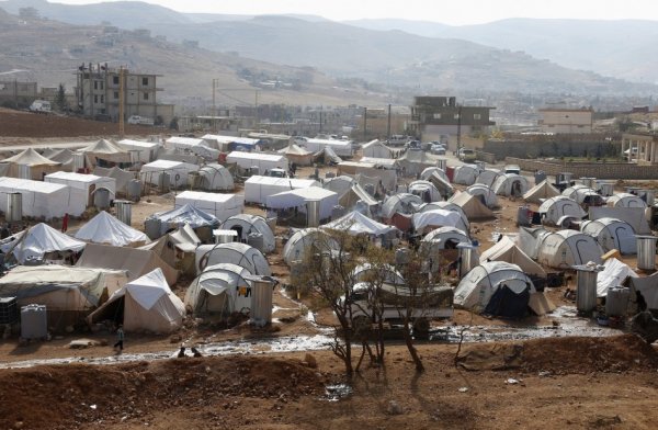 Campo rifugiati vicino ad Arsal. (Foto: Reuters)
