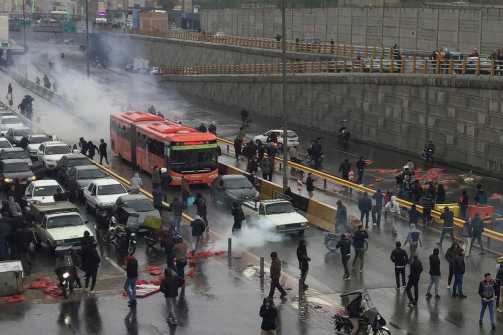 Protests in Iran. (Foto: Reuters)