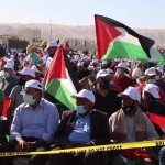 Anche inviati Onu e Ue alla protesta palestinese contro l’annessione